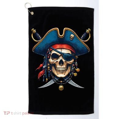 Pirate Skull Halloween Golf Towel