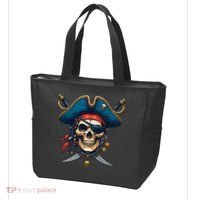 Pirate Skull Halloween Tote Bag thumb 3