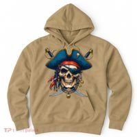 Pirate Skull Halloween Hoodie thumb 0