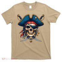 Pirate Skull Halloween T-Shirt thumb 0