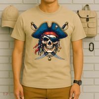 Pirate Skull Halloween T-Shirt thumb 6