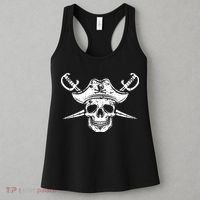 Pirate Skull Hat Swords Women's Tank Top thumb 3