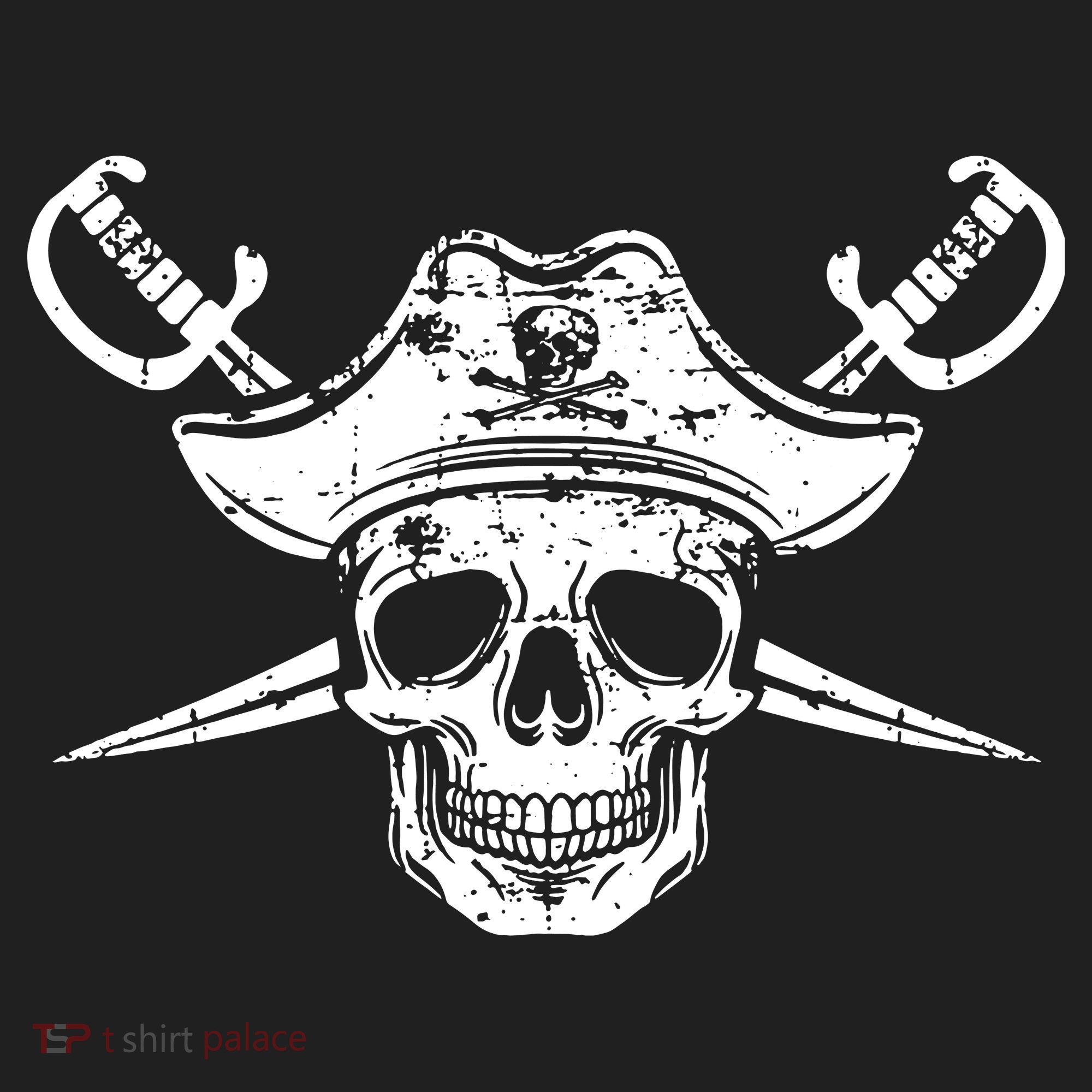 Pirate Skull Hat Swords Hat