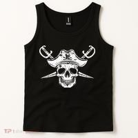 Pirate Skull Hat Swords Tank Top thumb 2