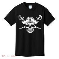 Pirate Skull Hat Swords Kids T-Shirt thumb 0