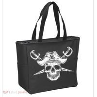 Pirate Skull Hat Swords Tote Bag thumb 2