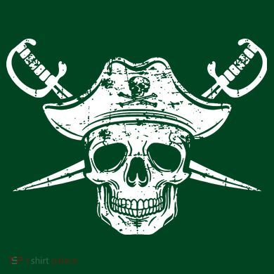 Pirate Skull Hat Swords Sweatshirt