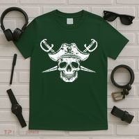 Pirate Skull Hat Swords T-Shirt thumb 5