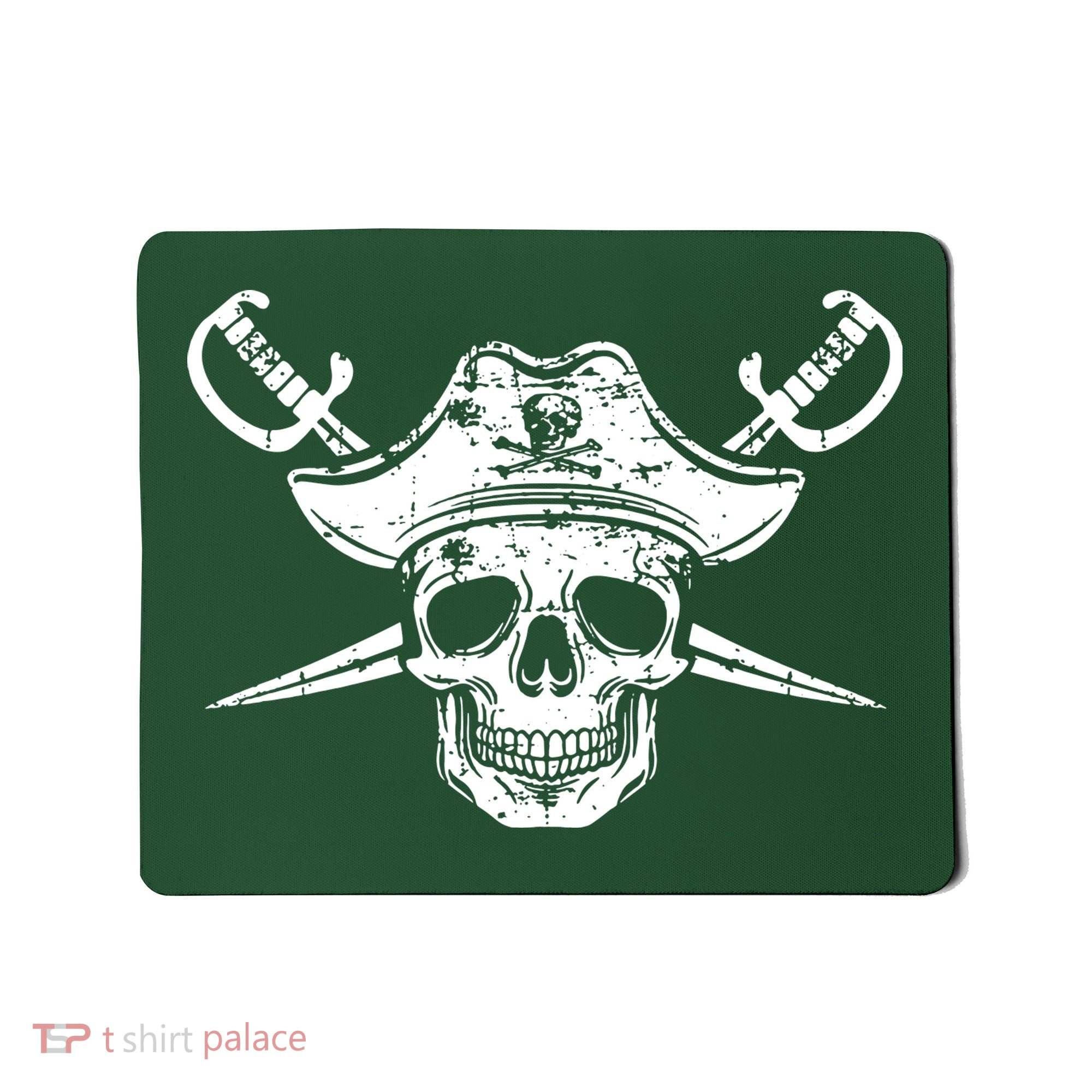 Pirate Skull Hat Swords Mousepad