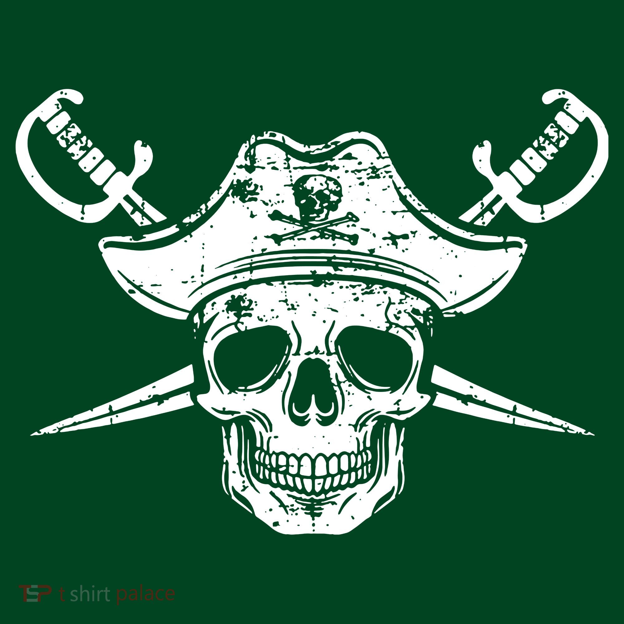 Pirate Skull Hat Swords Visor