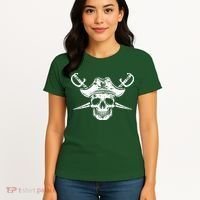 Pirate Skull Hat Swords Women's T-Shirt thumb 4