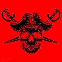 Pirate Skull Hat Swords Santa Hat thumb 1