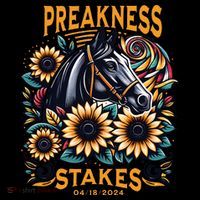 Preakness Stakes Horse Racing Button thumb 1