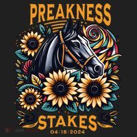 Preakness Stakes Horse Racing Beanie thumb 2