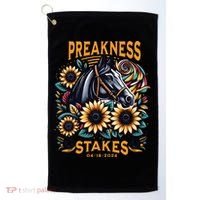 Preakness Stakes Horse Racing Golf Towel thumb 0