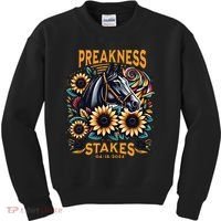 Preakness Stakes Horse Racing Kids Sweatshirt thumb 0