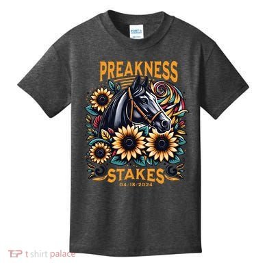 Preakness Stakes Horse Racing Kids T-Shirt