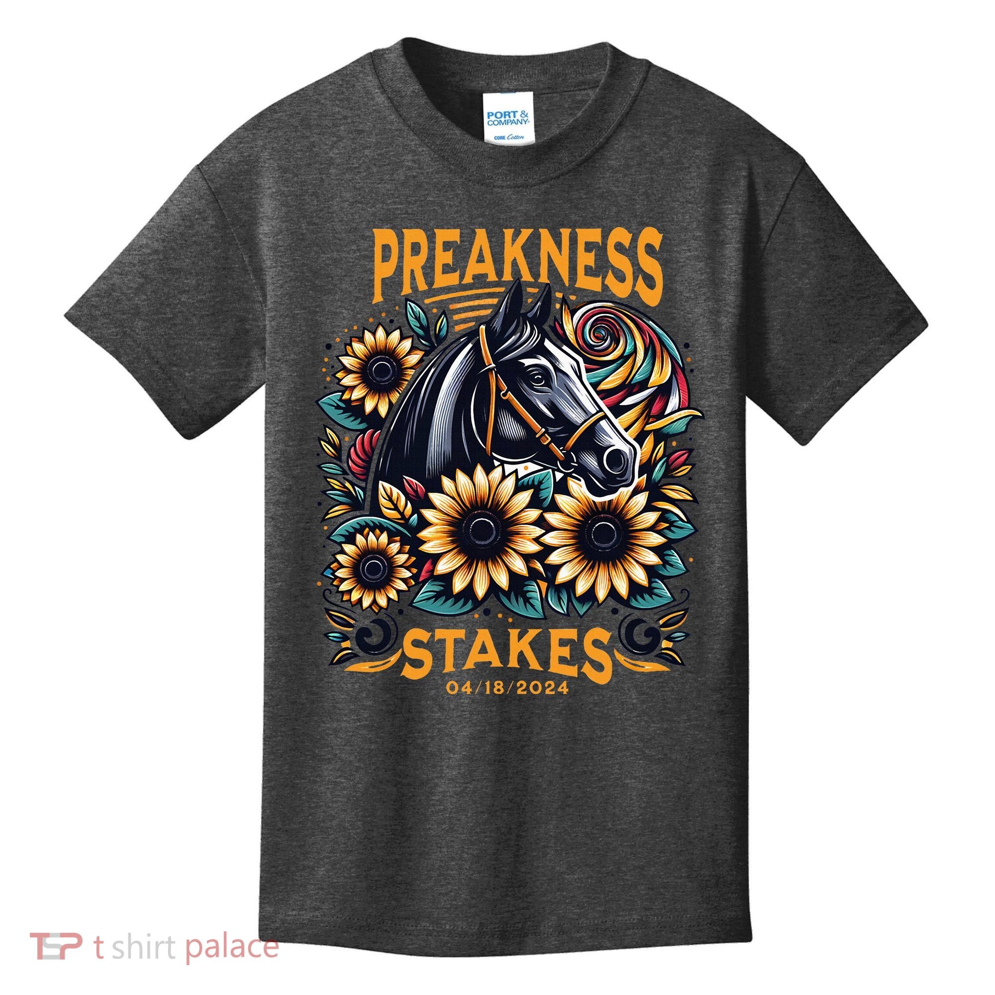 Preakness Stakes Horse Racing Kids T-Shirt