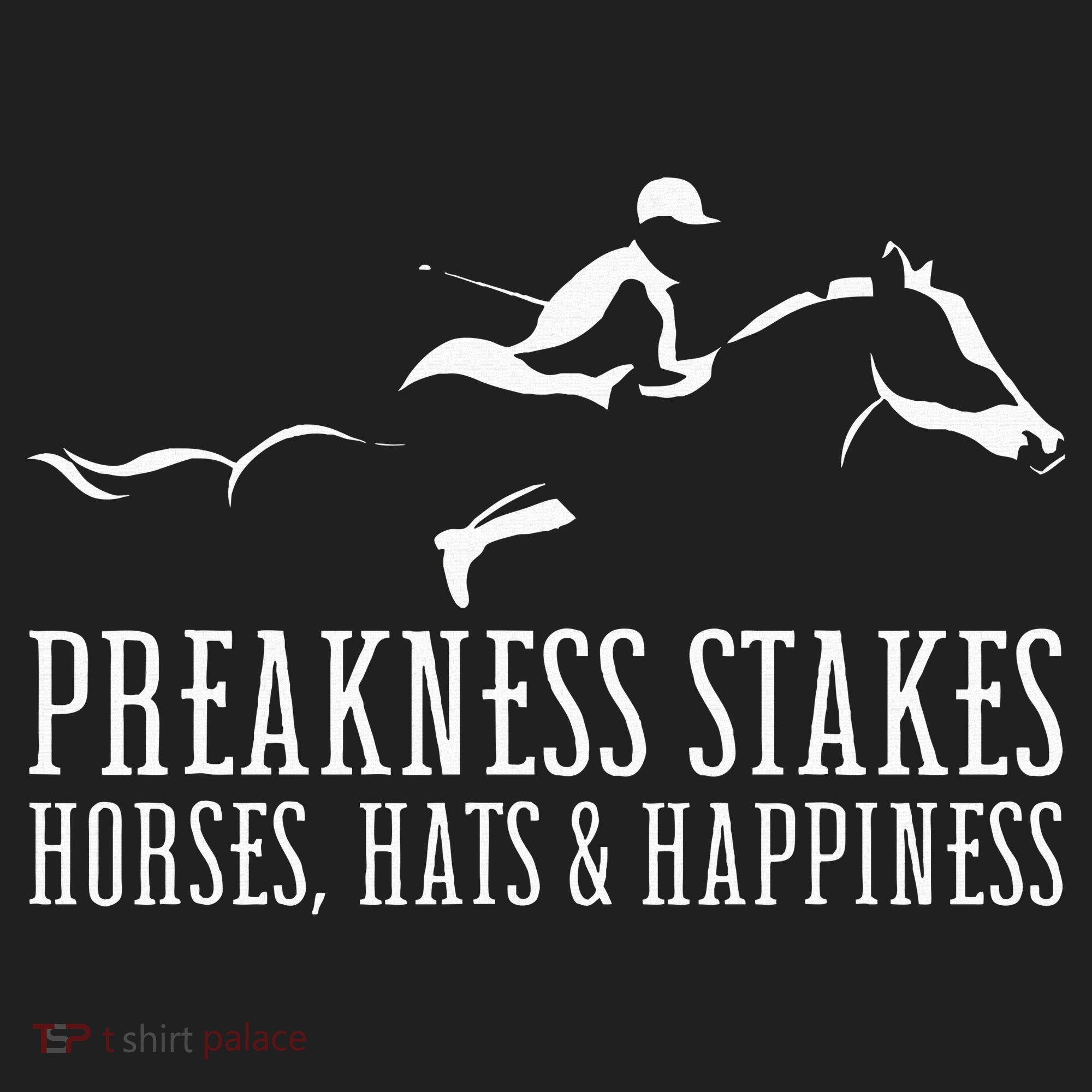 Preakness Stakes Horses Hats & Happiness Horse Racing Derby Women's Sweatshirt