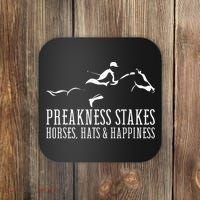 Preakness Stakes Horses Hats & Happiness Horse Racing Derby Coaster thumb 0