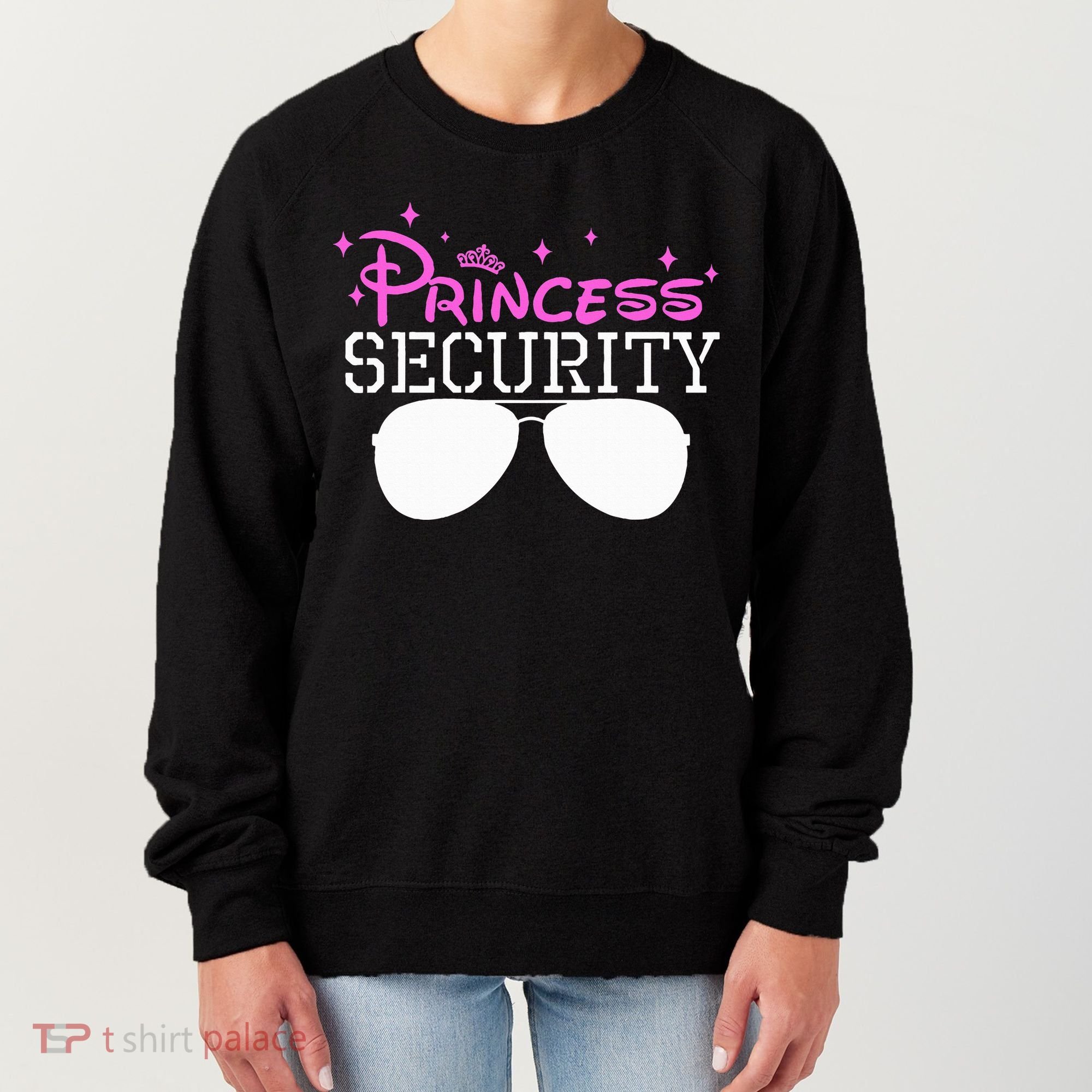 Princess Security Halloween Costume Dad Mom Boy Brother Women's Sweatshirt