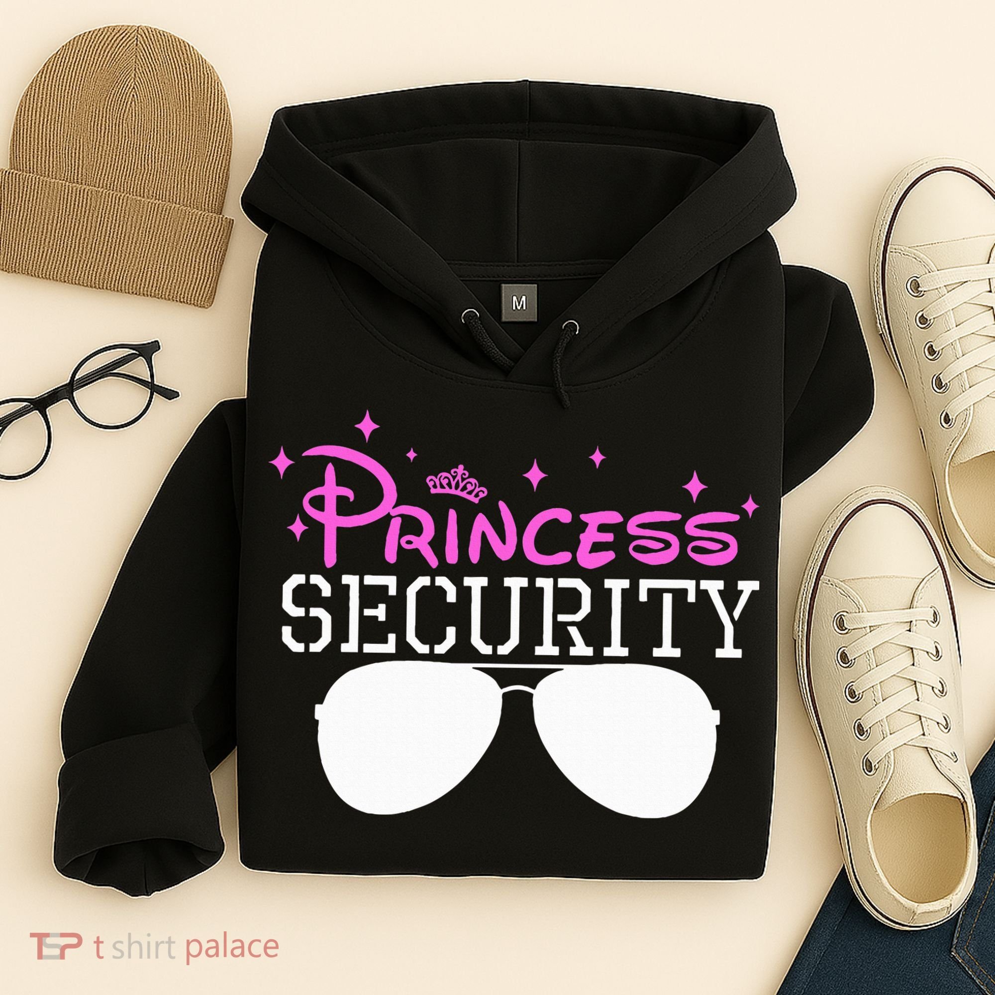 Princess Security Halloween Costume Dad Mom Boy Brother Hoodie