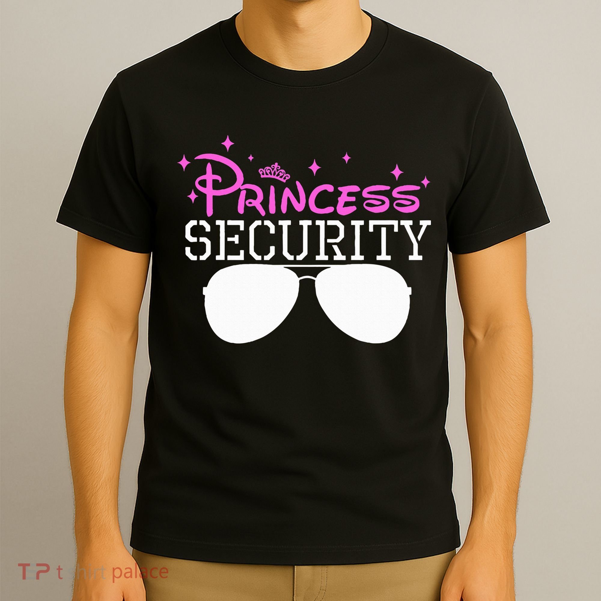 Princess Security Halloween Costume Dad Mom Boy Brother T-Shirt