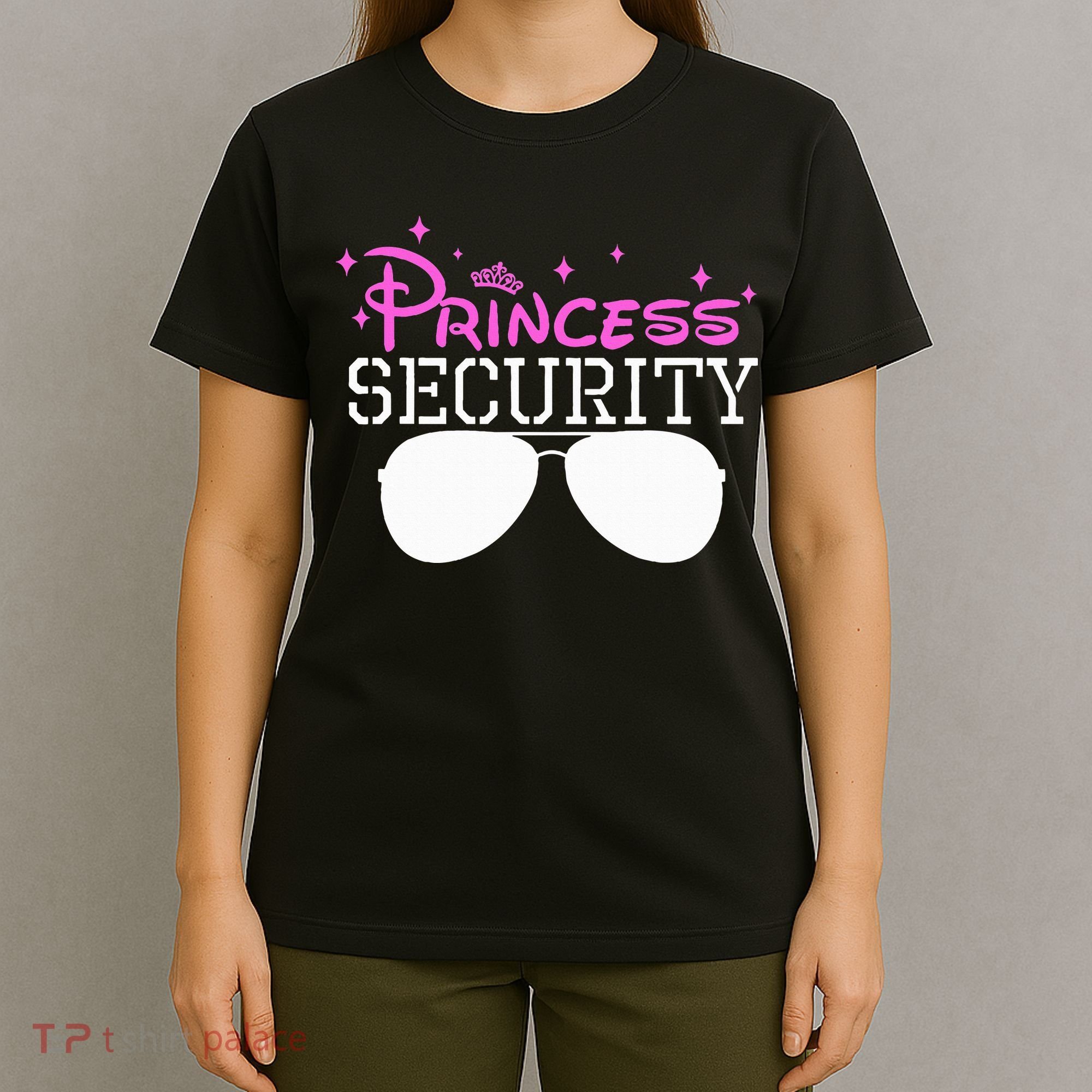 Princess Security Halloween Costume Dad Mom Boy Brother T-Shirt