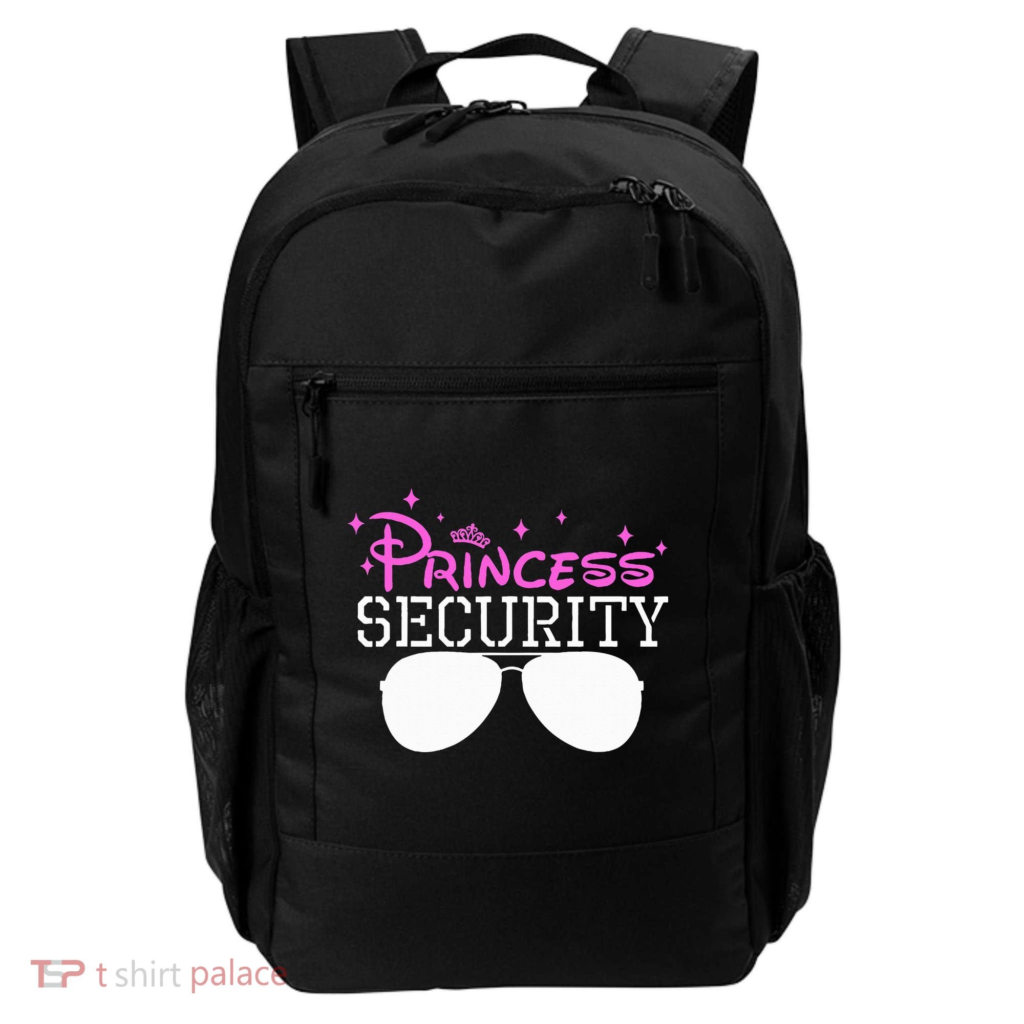 Princess Security Halloween Costume Dad Mom Boy Brother Backpack
