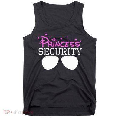 Princess Security Halloween Costume Dad Mom Boy Brother Tank Top