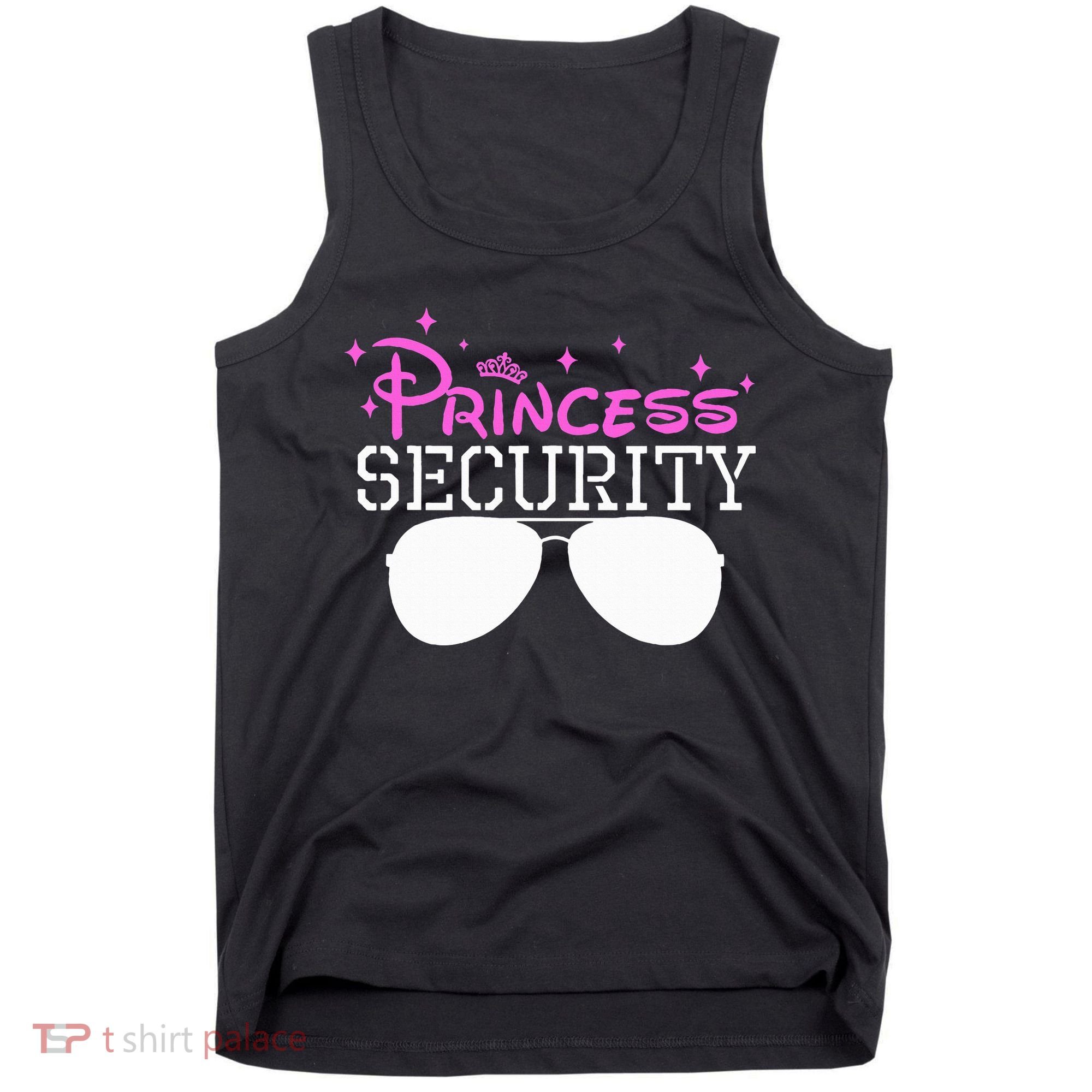 Princess Security Halloween Costume Dad Mom Boy Brother Tank Top
