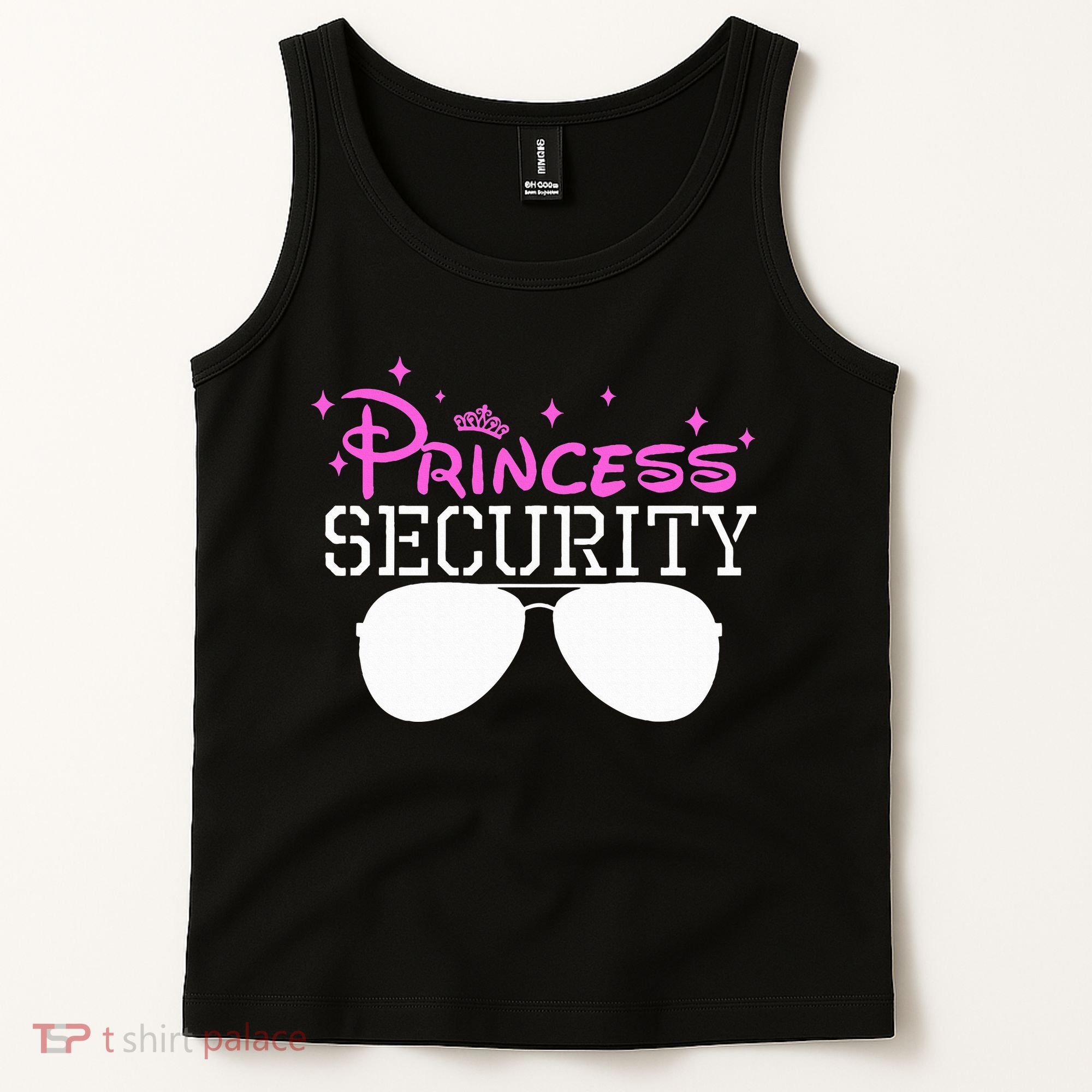 Princess Security Halloween Costume Dad Mom Boy Brother Tank Top
