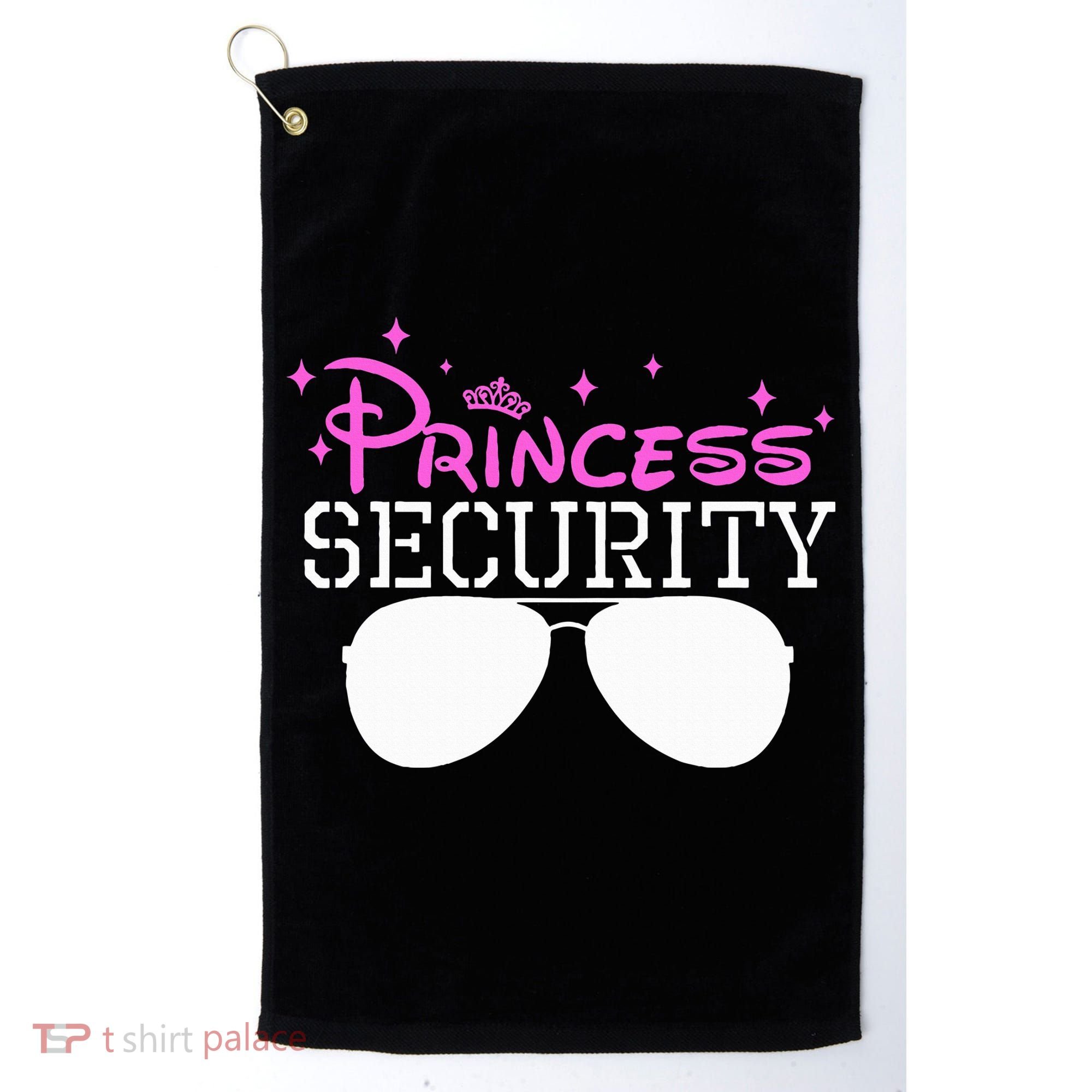 Princess Security Halloween Costume Dad Mom Boy Brother Golf Towel