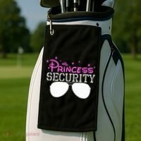 Princess Security Halloween Costume Dad Mom Boy Brother Golf Towel thumb 2