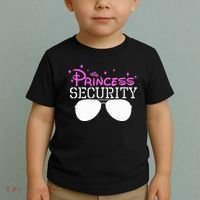 Princess Security Halloween Costume Dad Mom Boy Brother Toddler T-Shirt thumb 2