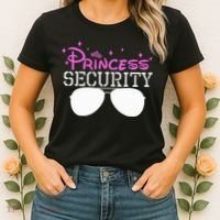 Princess Security Halloween Costume Dad Mom Boy Brother Women's T-Shirt thumb 2