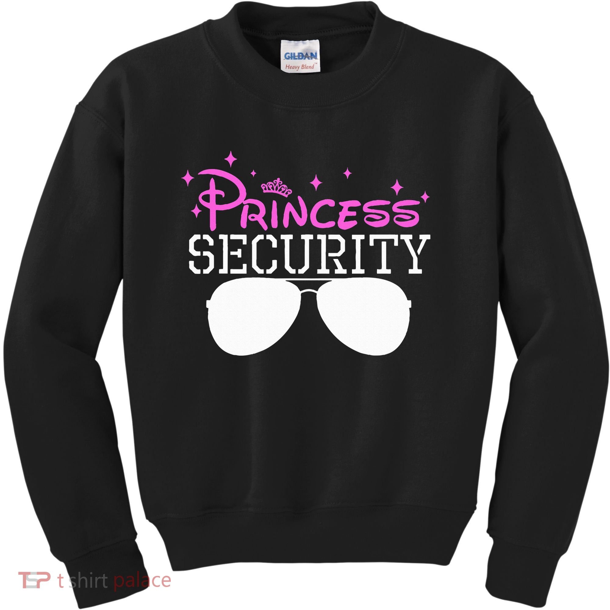 Princess Security Halloween Costume Dad Mom Boy Brother Kids Sweatshirt