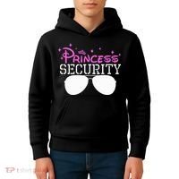Princess Security Halloween Costume Dad Mom Boy Brother Kids Hoodie thumb 4