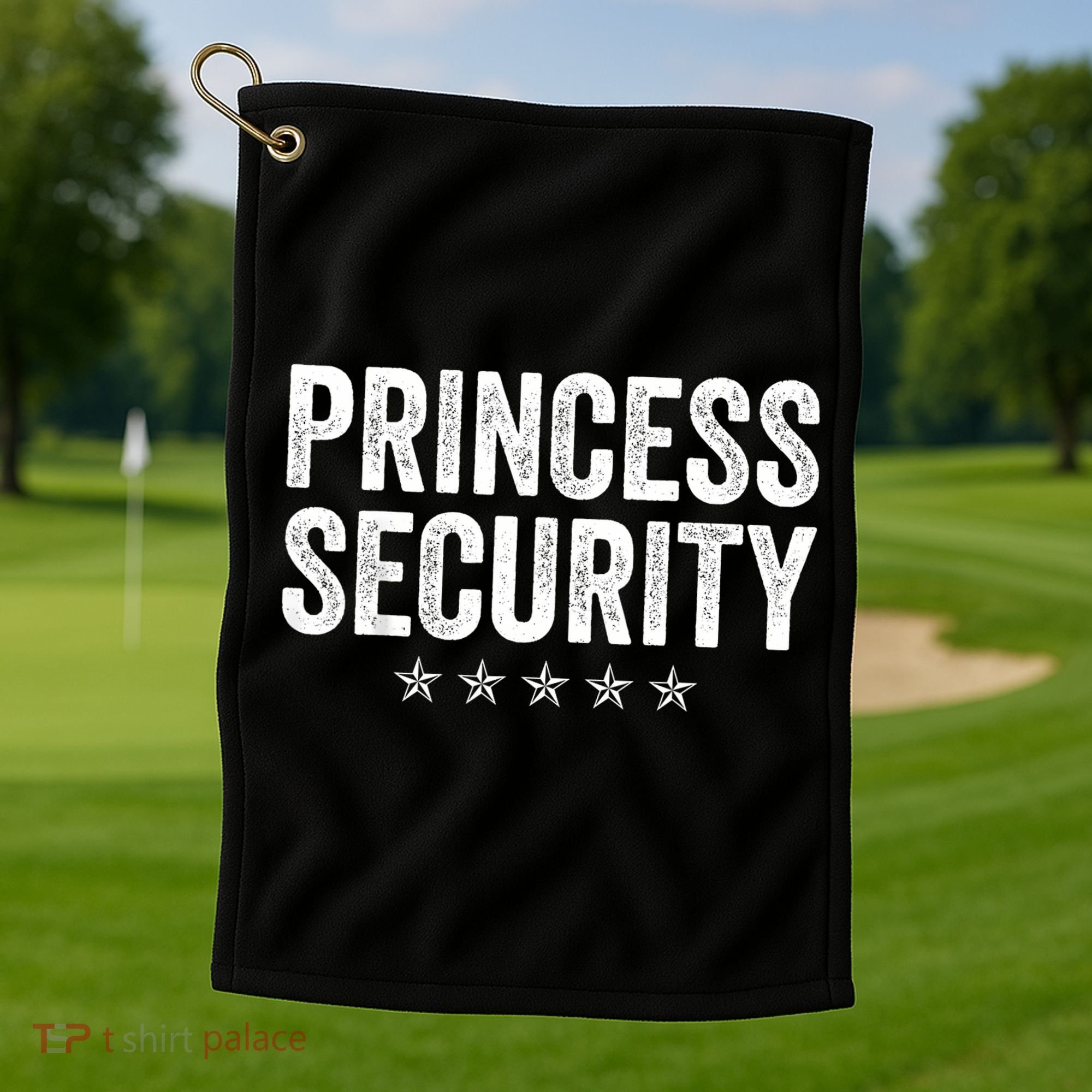 Princess Security Halloween Costume Golf Towel