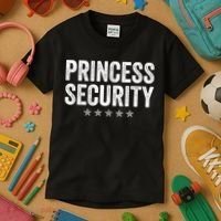 Princess Security Halloween Costume Kids T-Shirt thumb 3