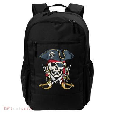Pirate Skull Halloween Littlens Backpack