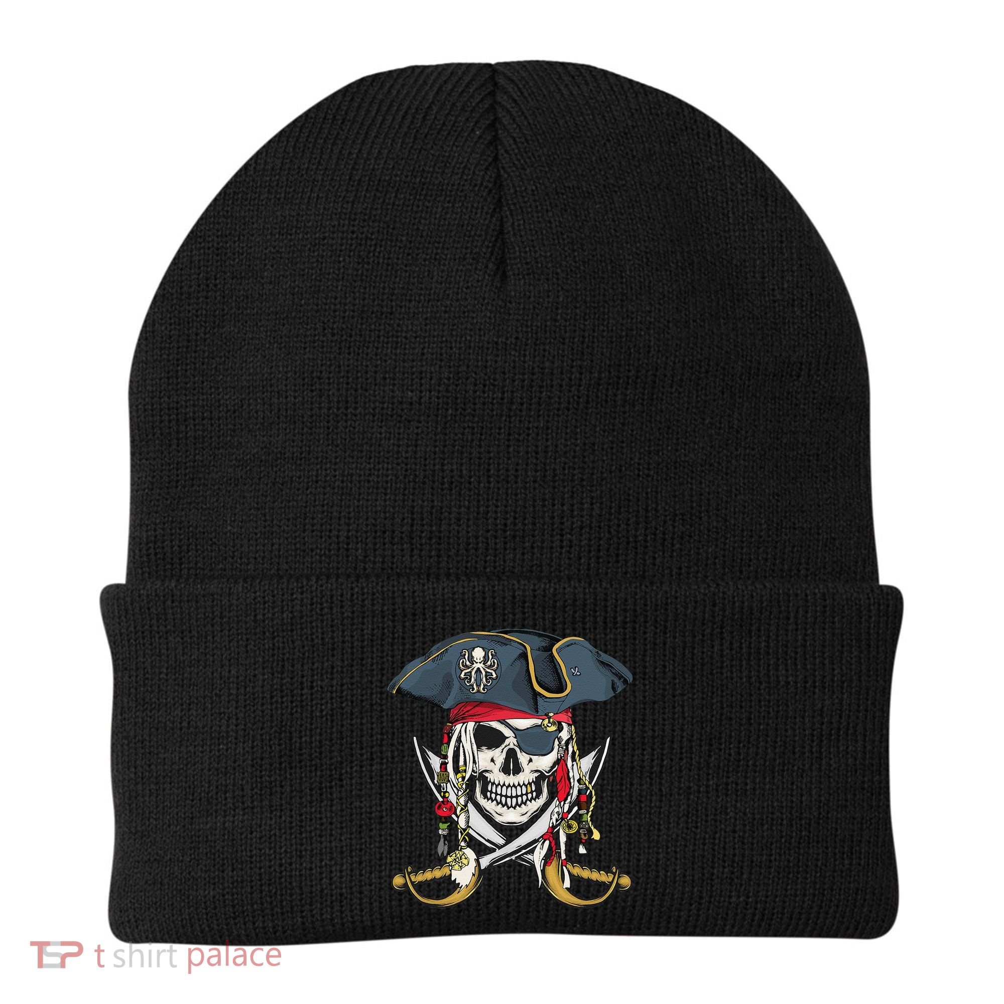 Pirate Skull Halloween Littlens Beanie