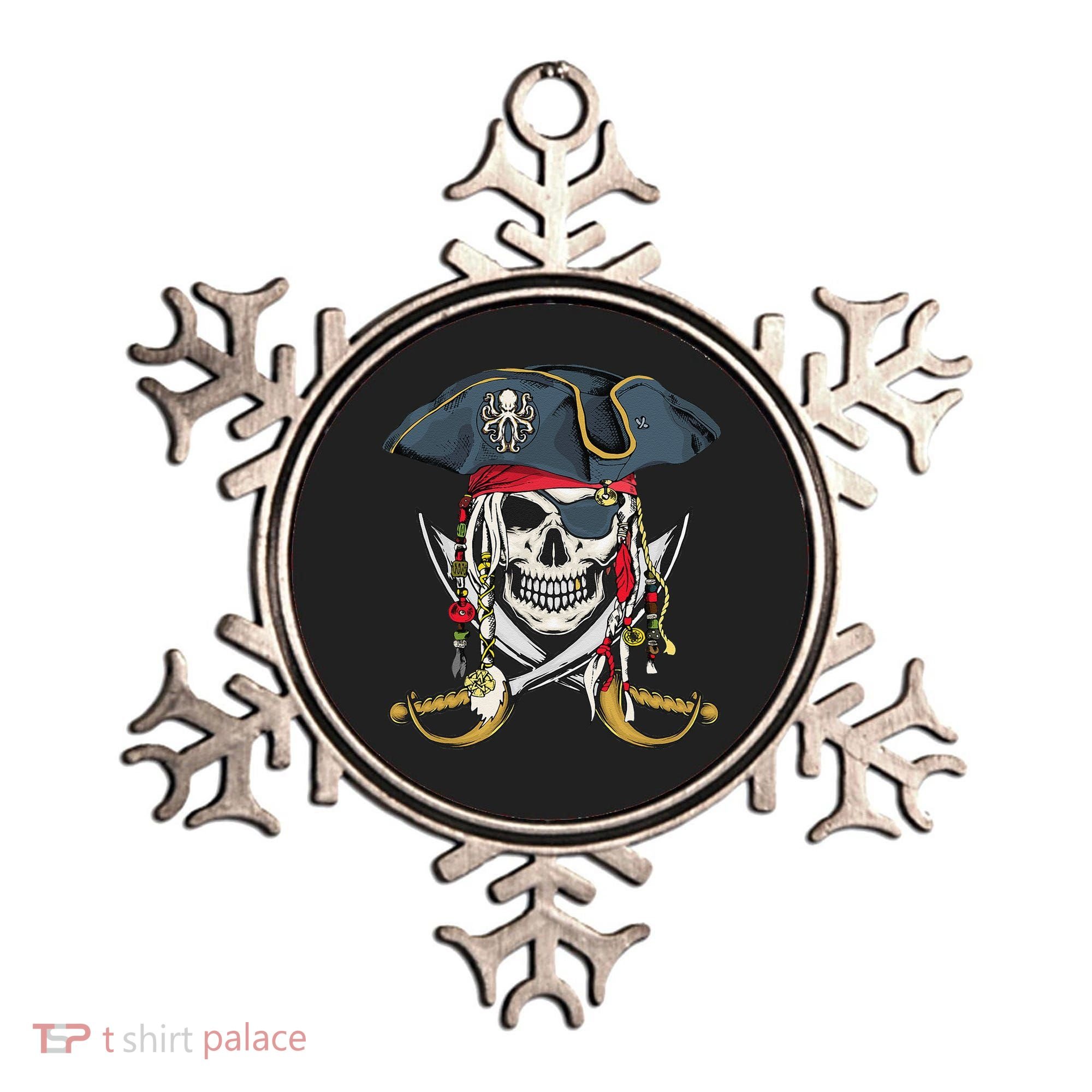 Pirate Skull Halloween Littlens Ornament