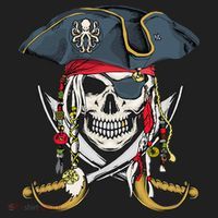 Pirate Skull Halloween Littlens Hat thumb 2