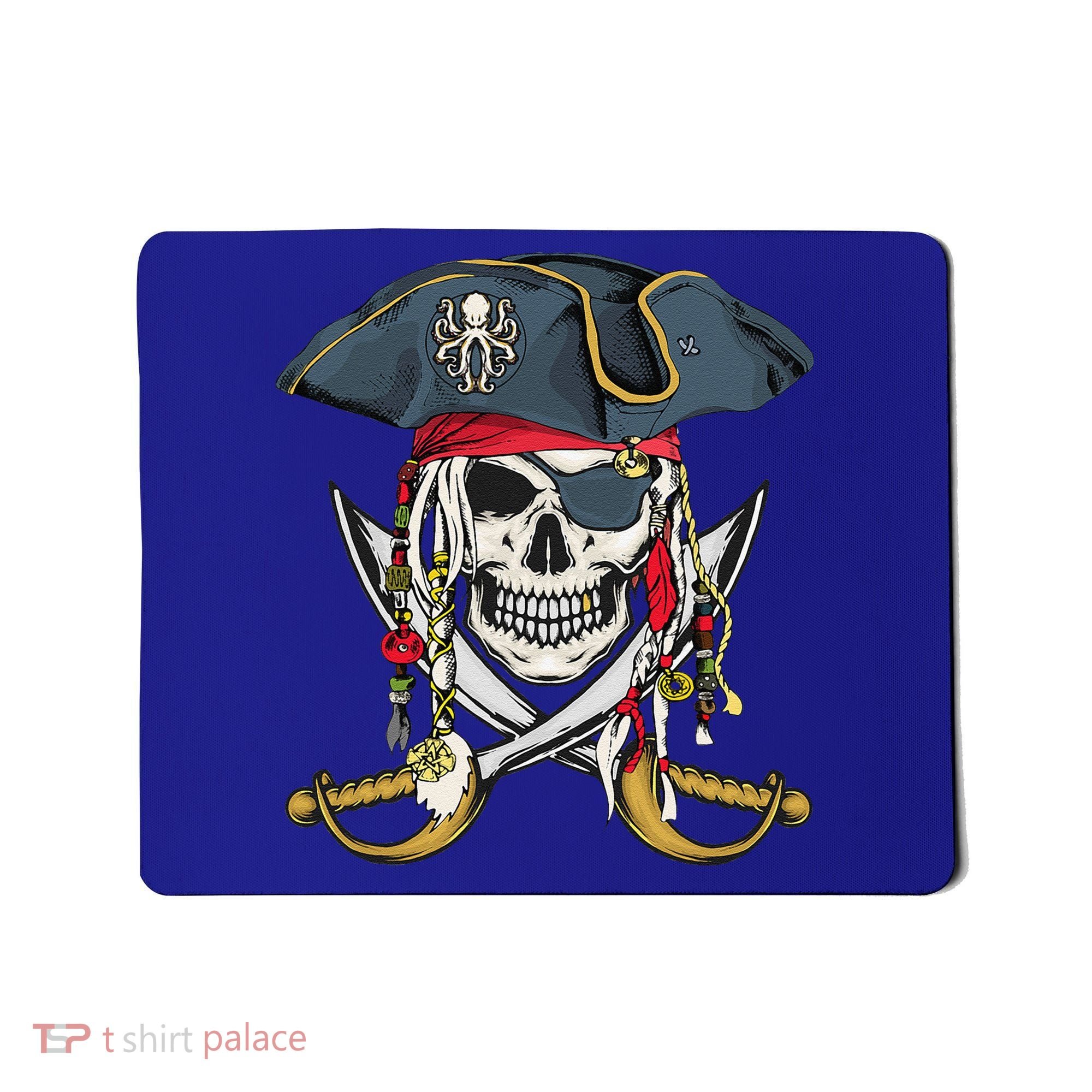 Pirate Skull Halloween Littlens Mousepad