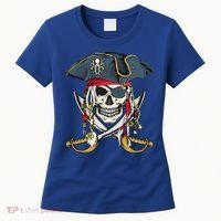 Pirate Skull Halloween Littlens Women's T-Shirt thumb 0