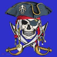 Pirate Skull Halloween Littlens Kids Sweatshirt thumb 2