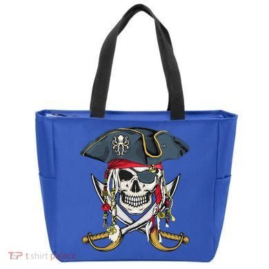 Pirate Skull Halloween Littlens Tote Bag