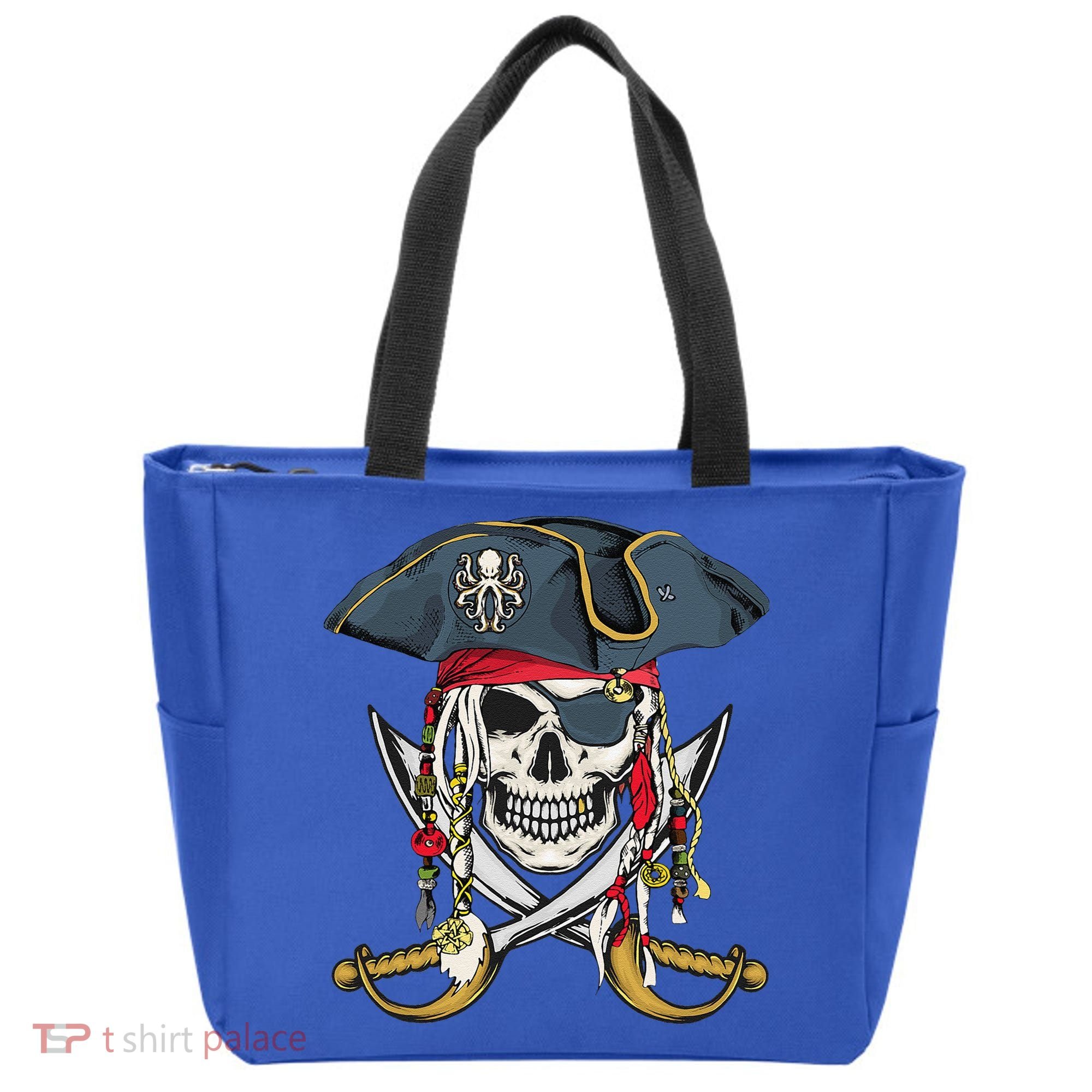 Pirate Skull Halloween Littlens Tote Bag