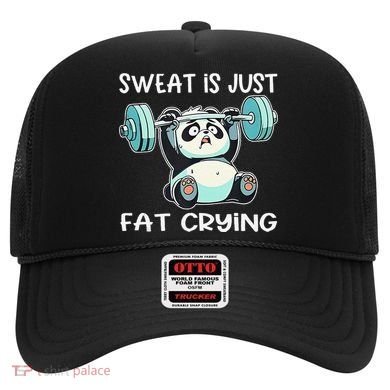 Panda Sweat Is Just Fat Crying Gym Gift Hat